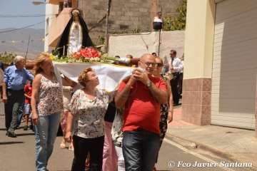 Misa y procesión religiosa en La Viña (Foto Francisco Javier Santana)